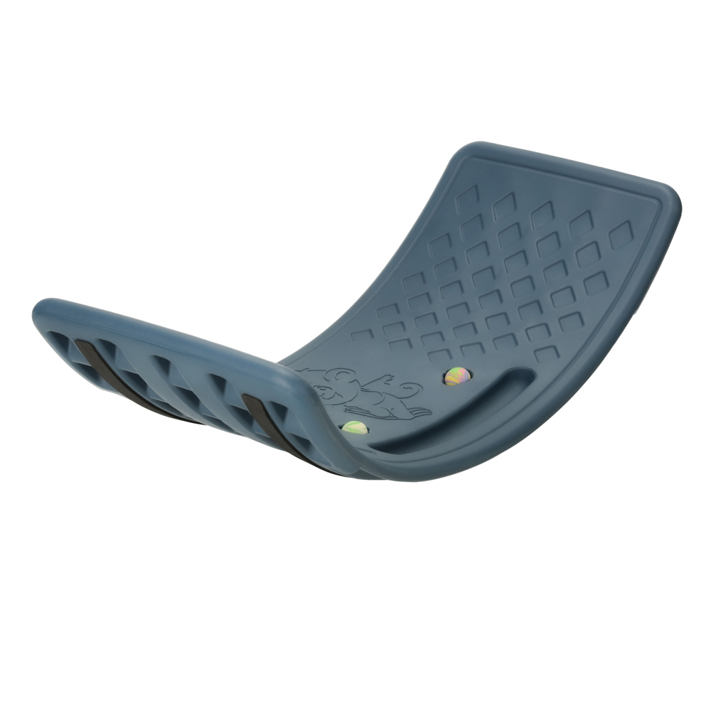 Otroška ravnotežna gugalna deska 67 x 29 cm nedrseča – modra