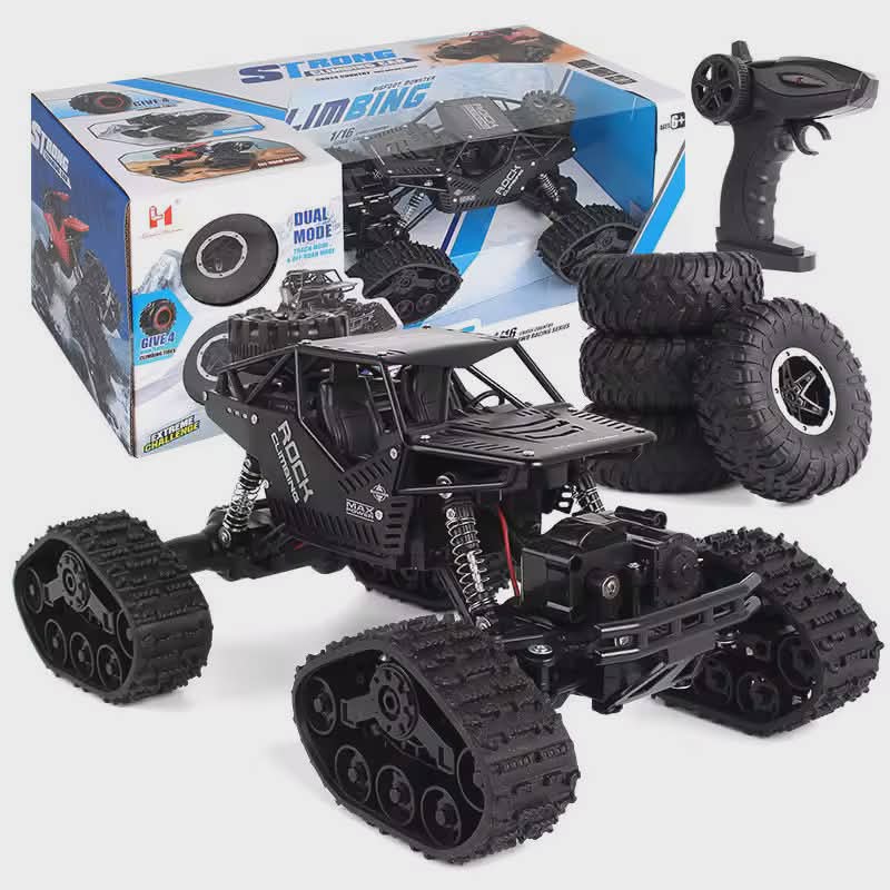 RC Rock Crawler 4x4 – off-road avto na daljinsko upravljanje 2v1 – črn