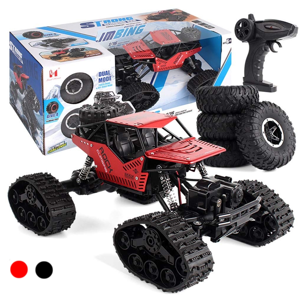 RC rock crawler 4x4 – avto na daljinsko upravljanje 2v1 (rdeča)