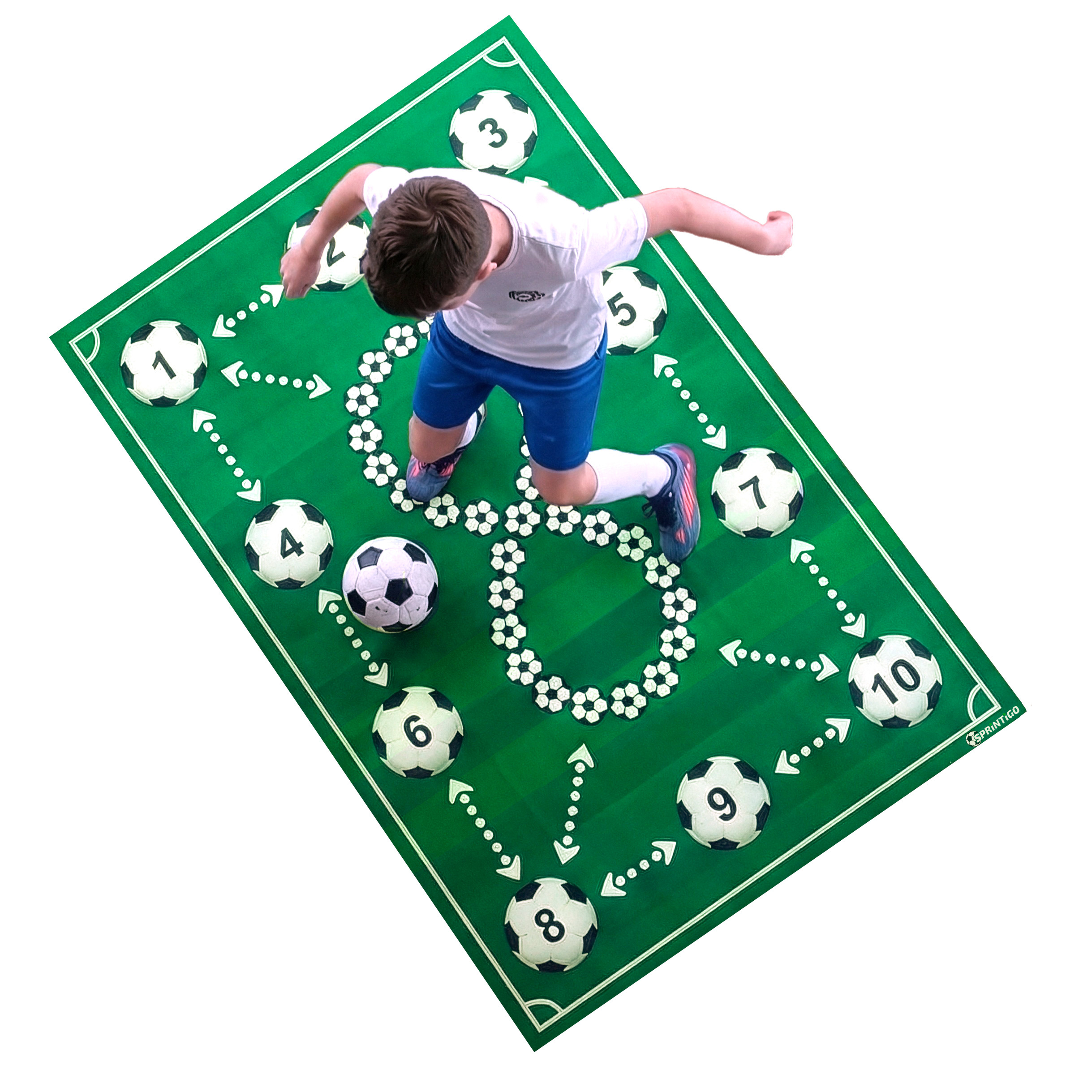 XXL nogometna trening podloga 180×120 - Sprintigo