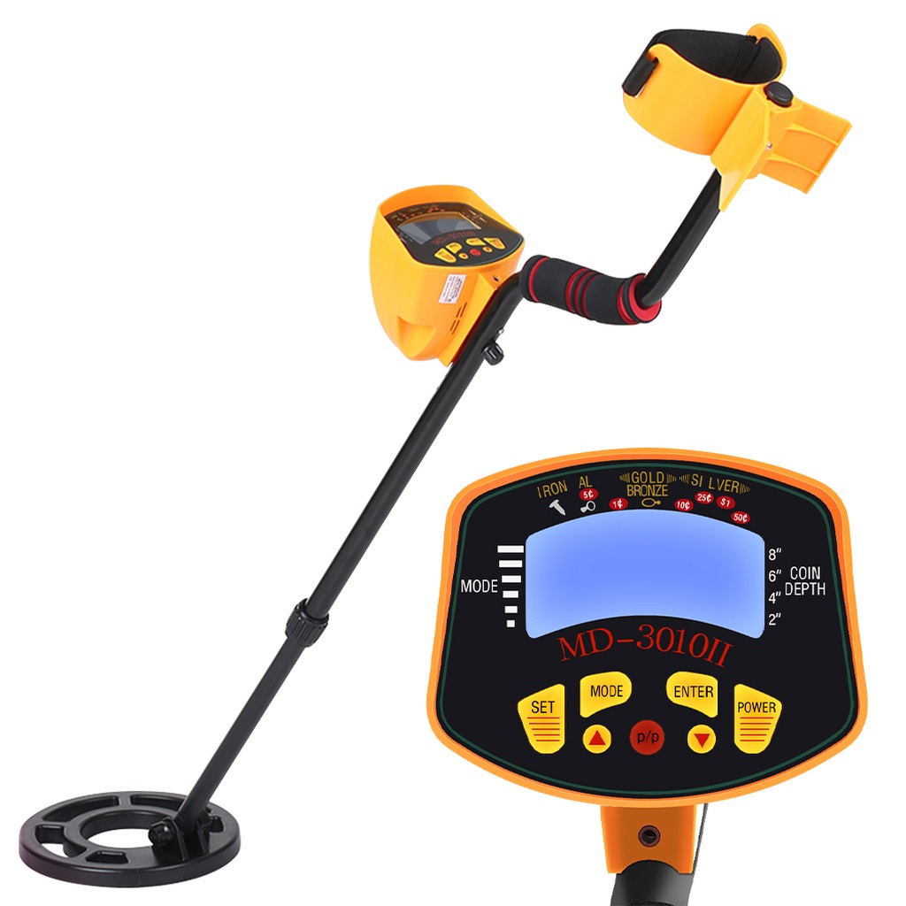 Detektor kovin z LCD zaslonom in vodoodporno tuljavo MD3010