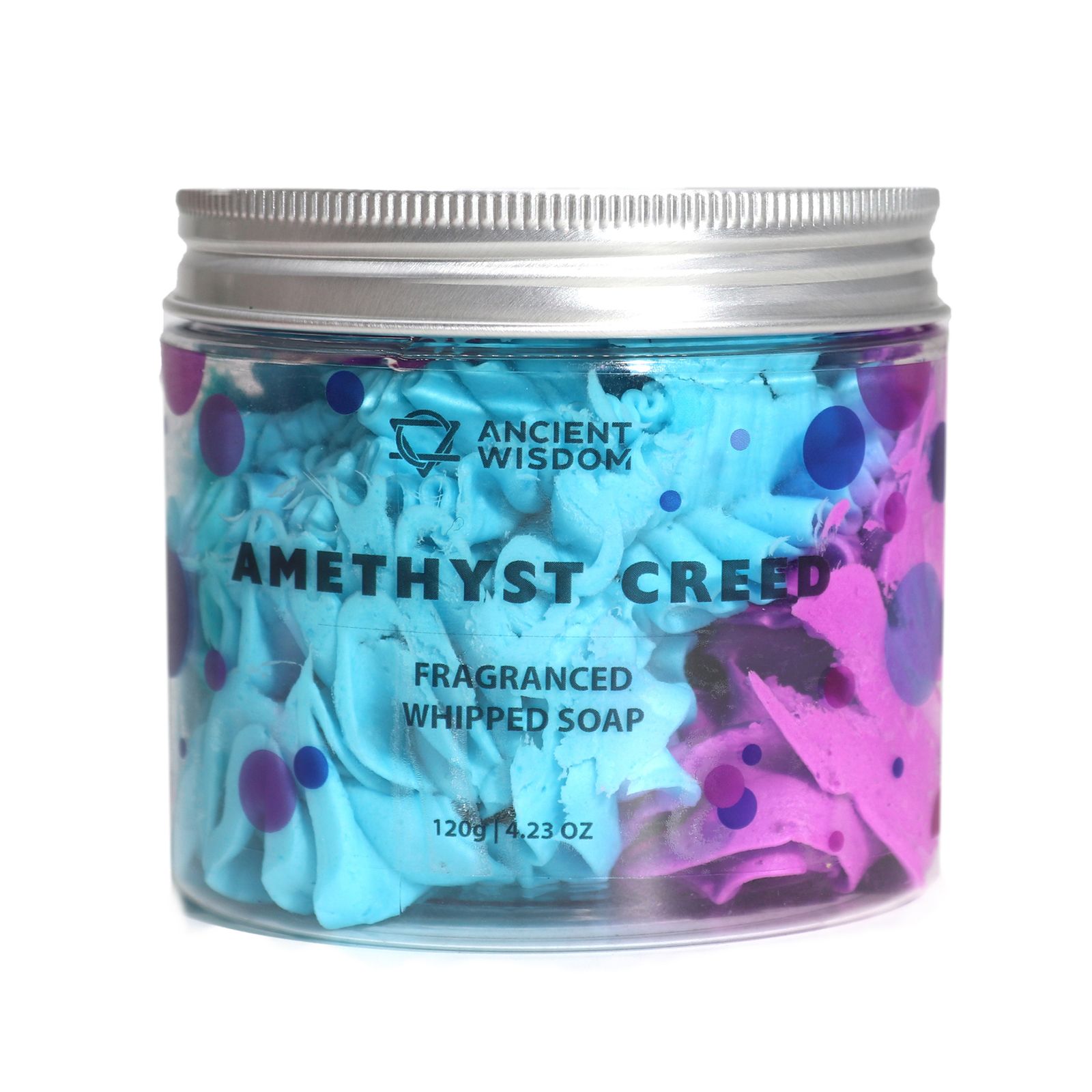 Krémová mýdlová pěna Amethyst Creed - 120 g